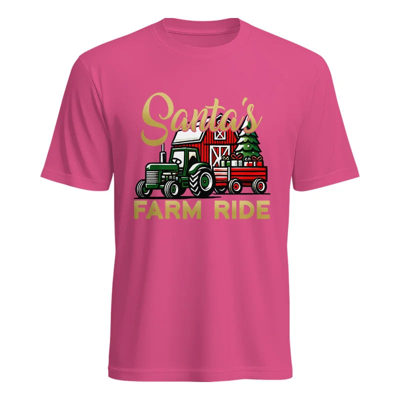 Image of Santa's Farm Ride 2 - Unisex Heavy Cotton Tee