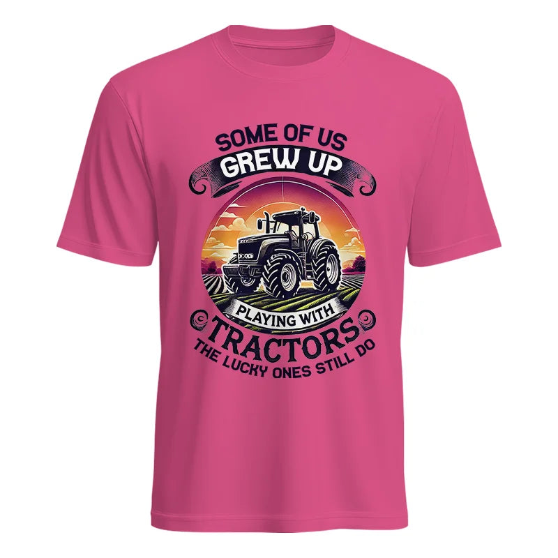 Image of Some Of Us Grew Up Playing With Tractors 4 - Unisex Heavy Cotton Tee