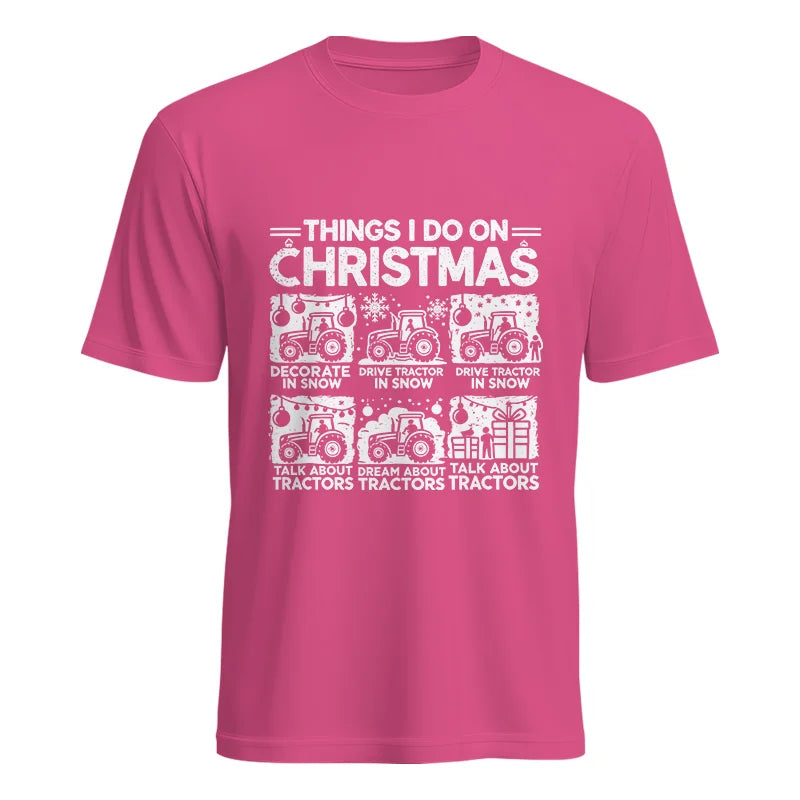 Things I Do On Christmas - Unisex Heavy Cotton Tee