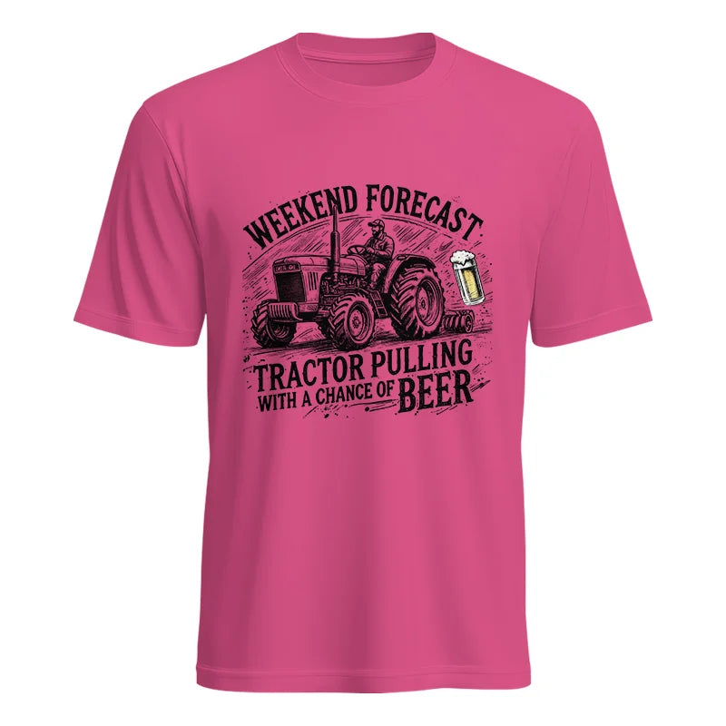 Tractor With A Chance Of Beer - Unisex Heavy Cotton Tee