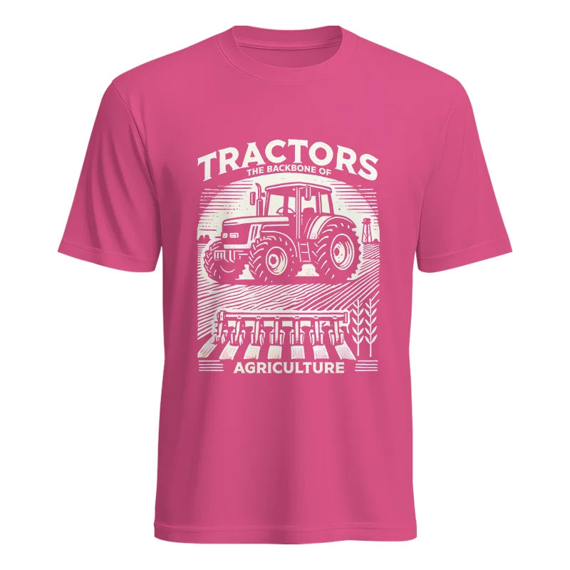 Image of Tractors The Backbone Of Agriculture - Unisex Heavy Cotton Tee