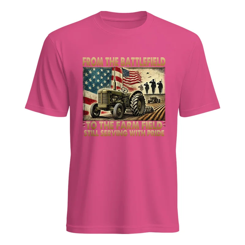 Image of Veteran Farmer From The Battlefield To The Farm Field 1 - Unisex Heavy Cotton Tee