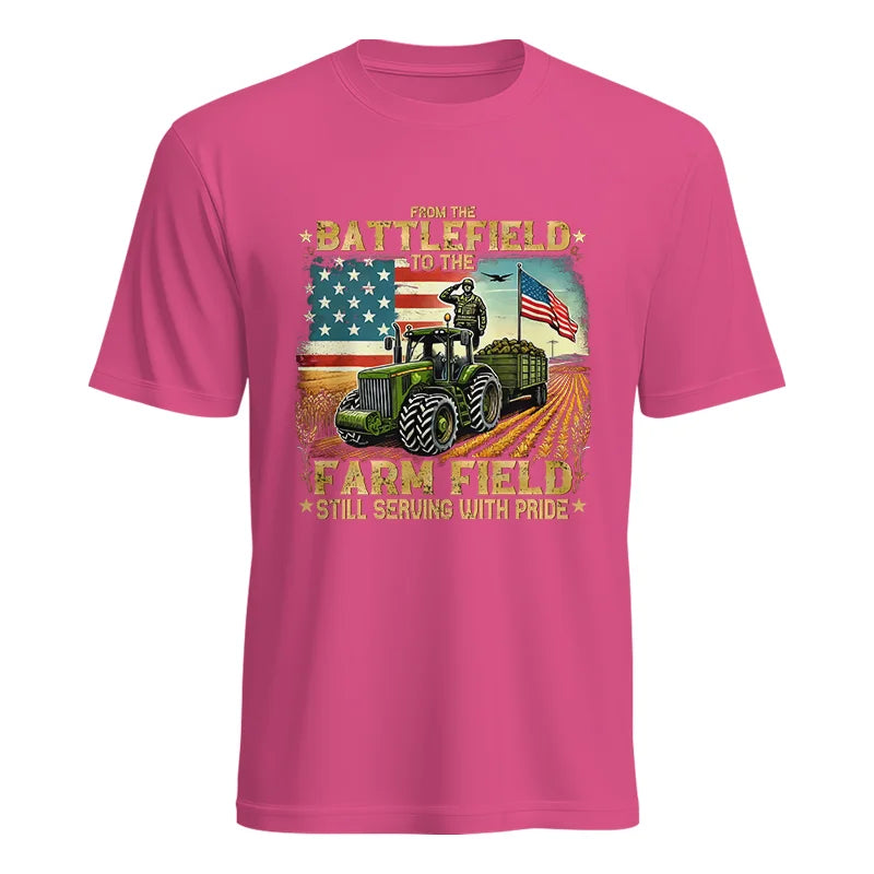 Veteran Farmer From The Battlefield To The Farm Field 2 - Unisex Heavy Cotton Tee