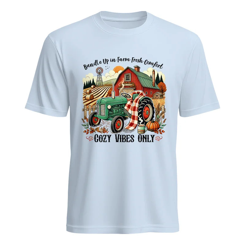 Image of Bundle Up in Farm Fresh Comfort_Cozy Vibes Only - Unisex Heavy Cotton Tee