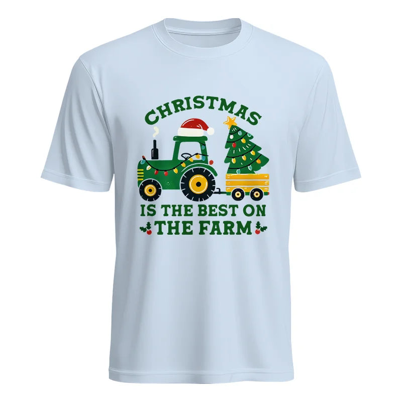 Christmas Is The Best On The Farm - Unisex Heavy Cotton Tee