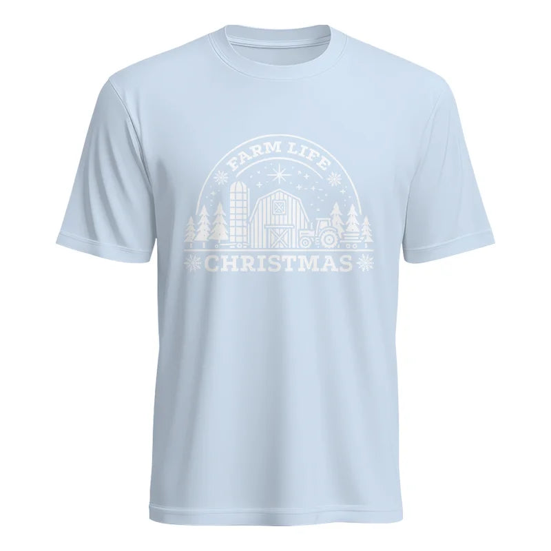 Image of Farm Life Christmas 4 - Unisex Heavy Cotton Tee