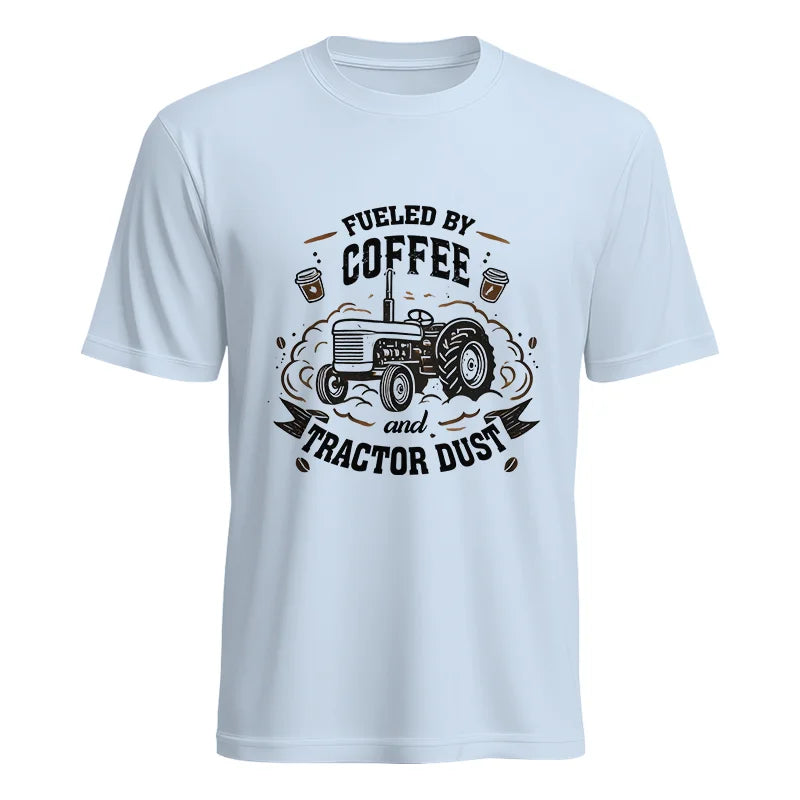 Fueled By Coffee And Tractor Dust - Unisex Heavy Cotton Tee