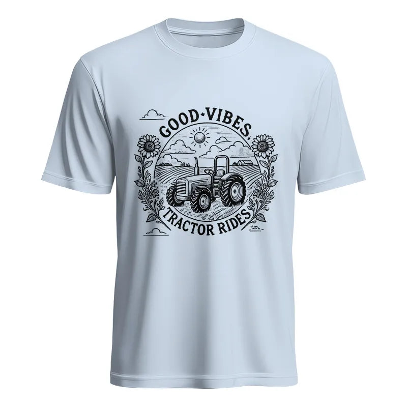 Good Vibes Tractor Rides - Unisex Heavy Cotton Tee