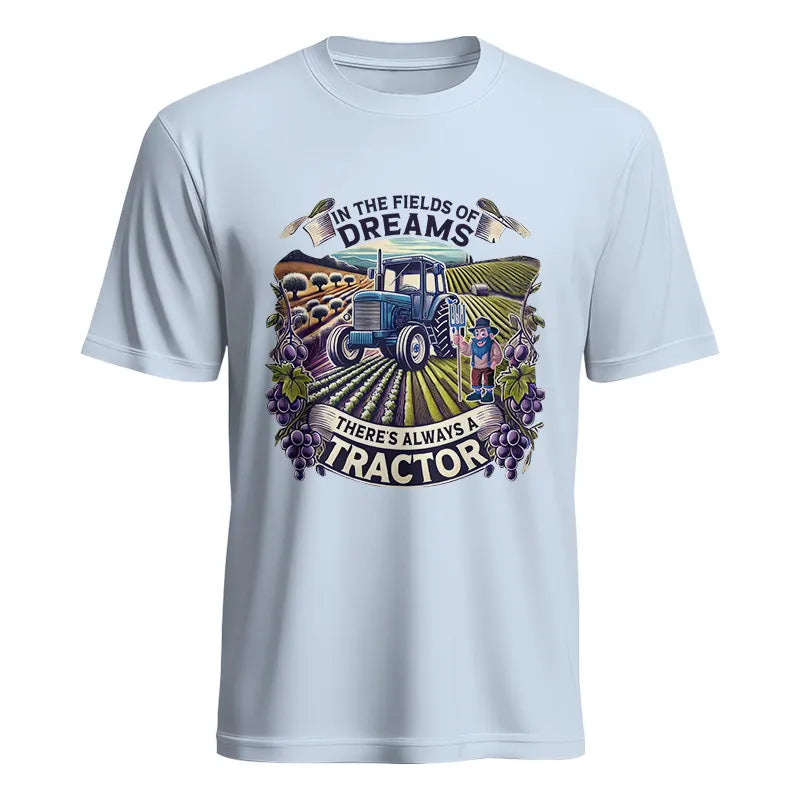 In The Fields Of Dreams There's Always A Tractor 1 - Unisex Heavy Cotton Tee