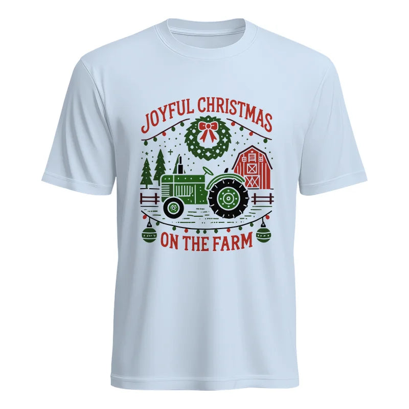 Image of Joyful Christmas On The Farm 3 - Unisex Heavy Cotton Tee