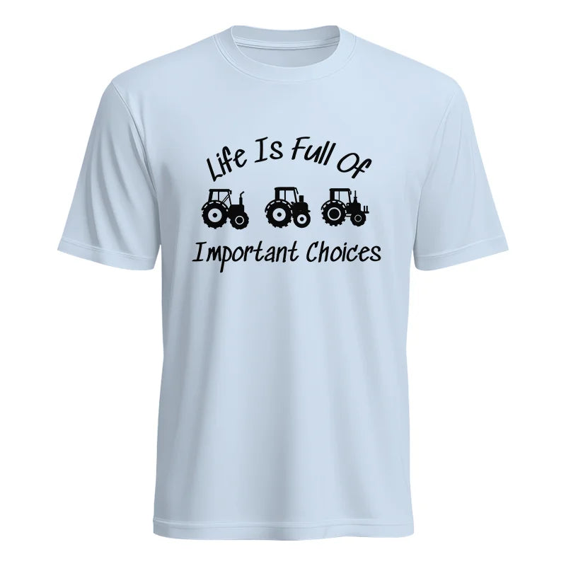 Life Is Full Of Important Choices 15 - Unisex Heavy Cotton Tee