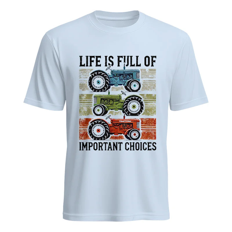 Life Is Full Of Important Choices 3 - Unisex Heavy Cotton Tee