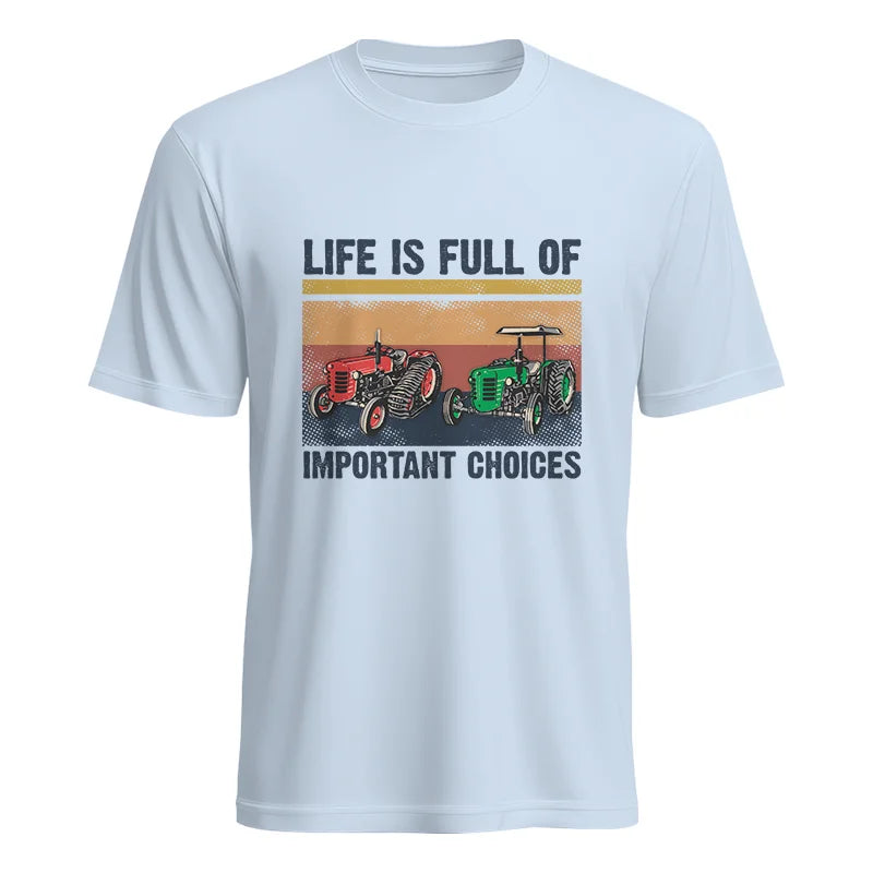 Life Is Full Of Important Choices 37 - Unisex Heavy Cotton Tee