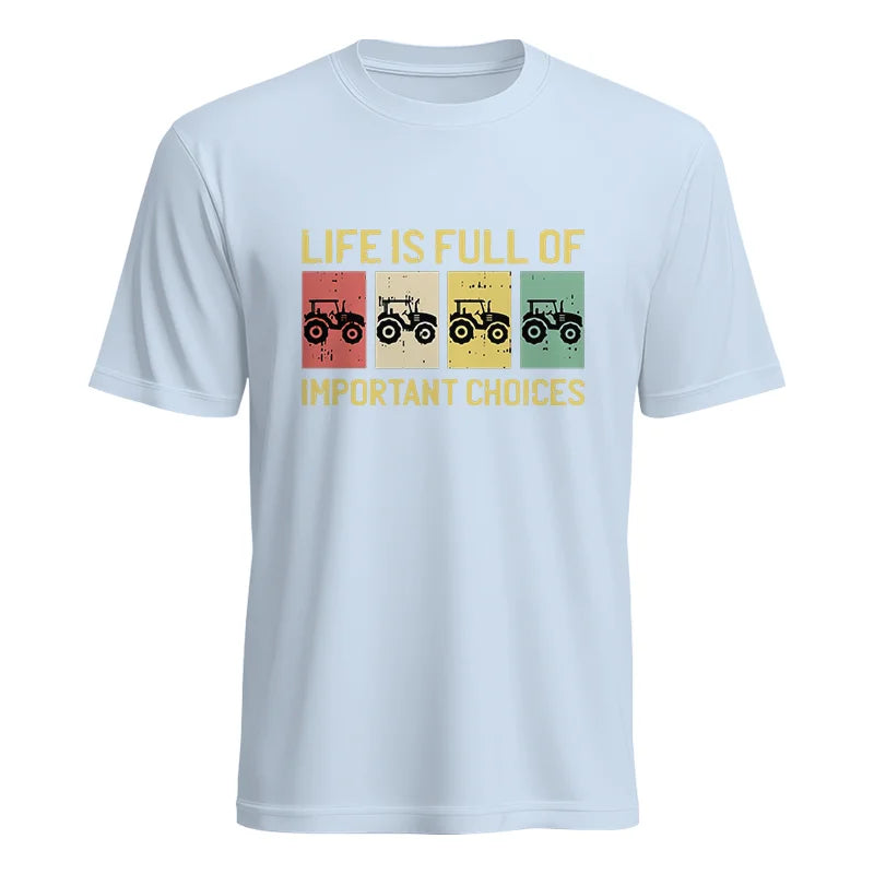 Life Is Full Of Important Choices 4 - Unisex Heavy Cotton Tee