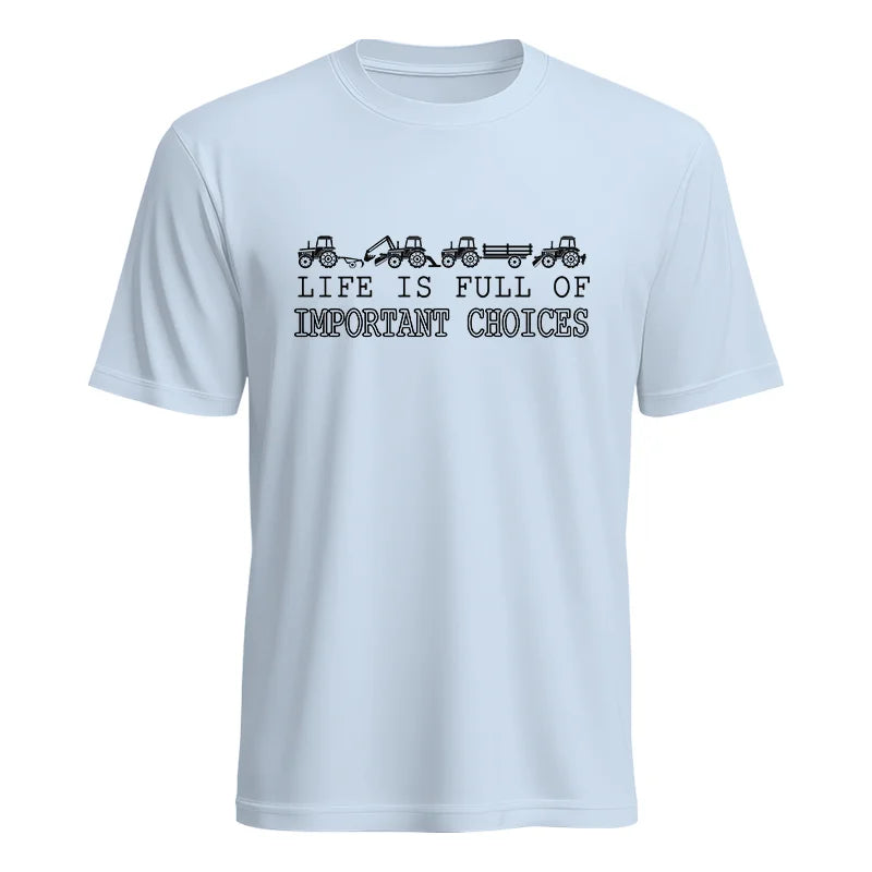 Life Is Full Of Important Choices 8 - Unisex Heavy Cotton Tee