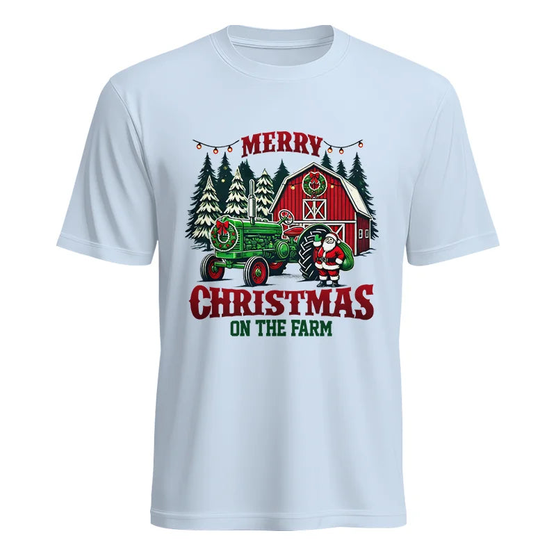 Image of Merry Christmas On The Farm 3 - Unisex Heavy Cotton Tee