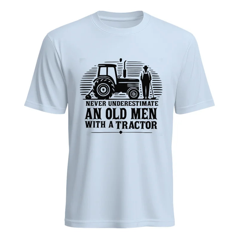 Image of Never Underestimate An Old Men With A Tractor - Unisex Heavy Cotton Tee