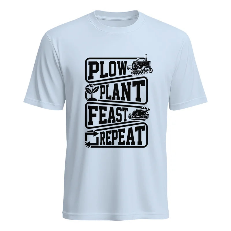 Image of Plow Plant Feast Repeat 1 - Unisex Heavy Cotton Tee