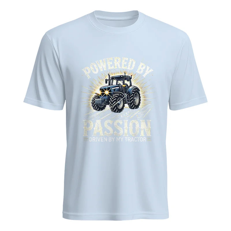 Powered By Passion Driven By My Tractor - Unisex Heavy Cotton Tee