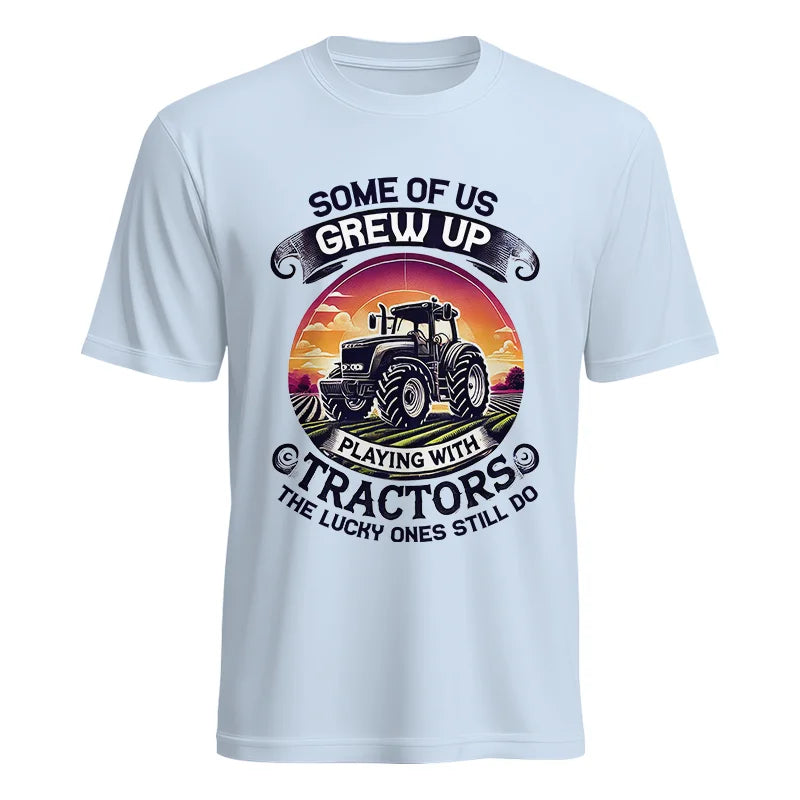 Some Of Us Grew Up Playing With Tractors 4 - Unisex Heavy Cotton Tee