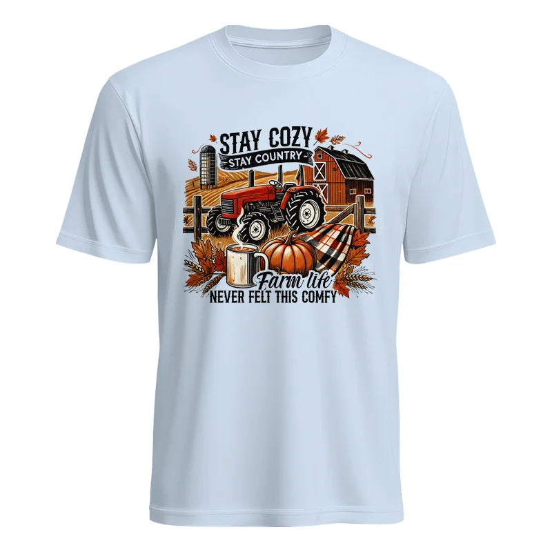 Stay Cozy_Stay Country_Farm Life Never Felt This Comfy - Unisex Heavy Cotton Tee