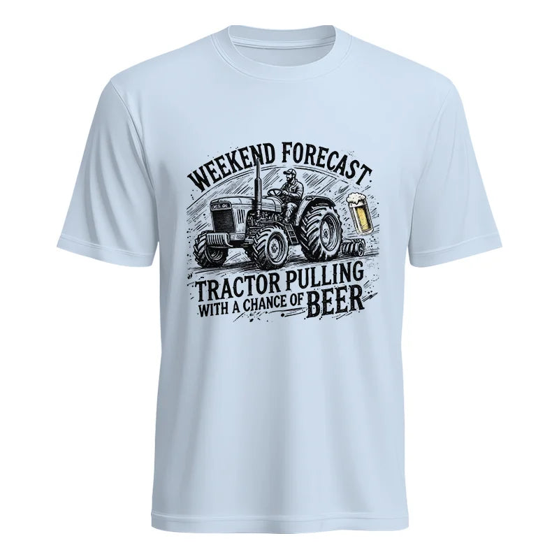 Image of Tractor With A Chance Of Beer - Unisex Heavy Cotton Tee