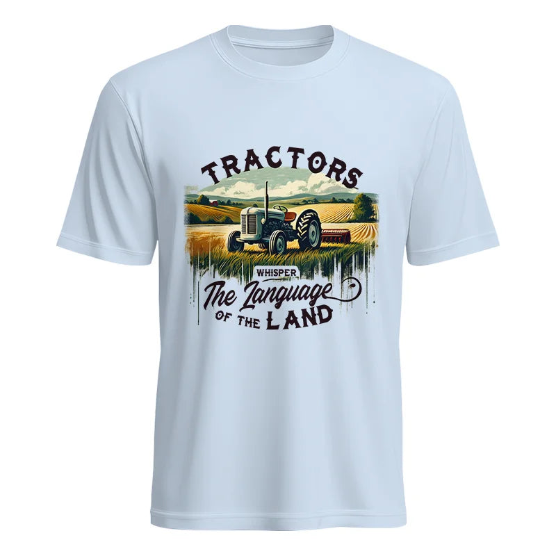 Tractors Whisper The Language Of The Land 2 - Unisex Heavy Cotton Tee