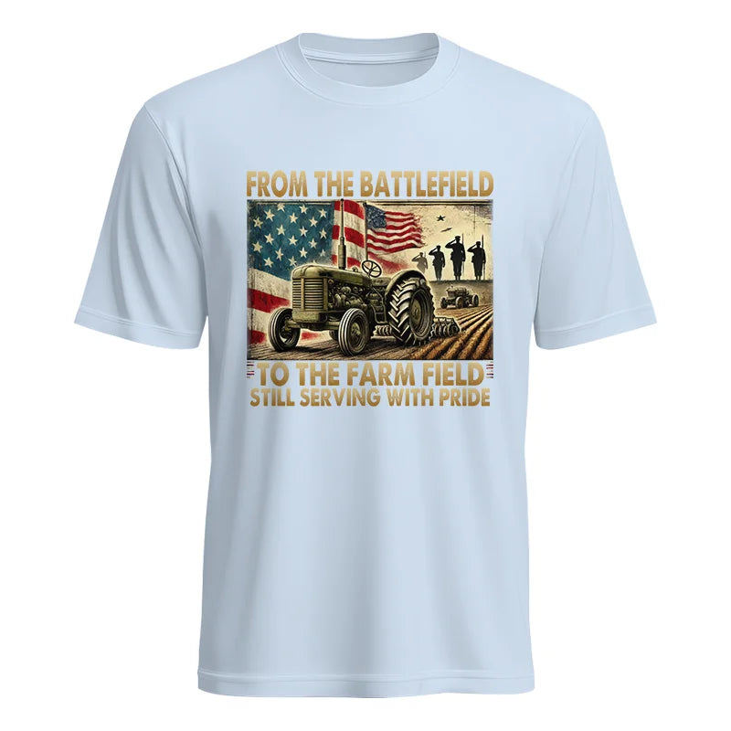 Image of Veteran Farmer From The Battlefield To The Farm Field 1 - Unisex Heavy Cotton Tee