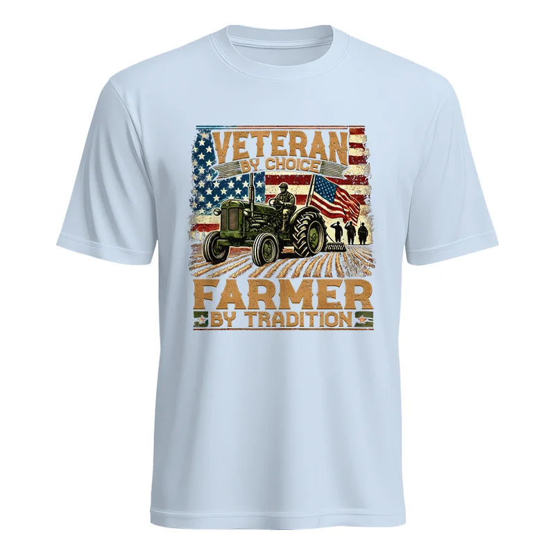 Veteran Farmer Veteran By Choice_Farmer By Tradition - Unisex Heavy Cotton Tee