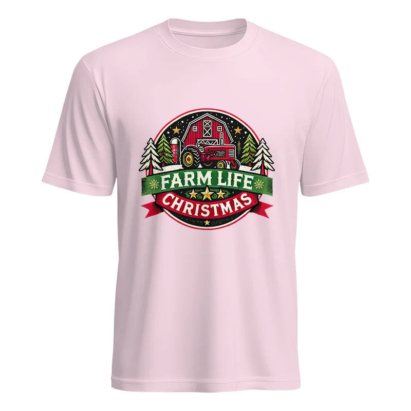 Image of Farm Life Christmas 3 - Unisex Heavy Cotton Tee