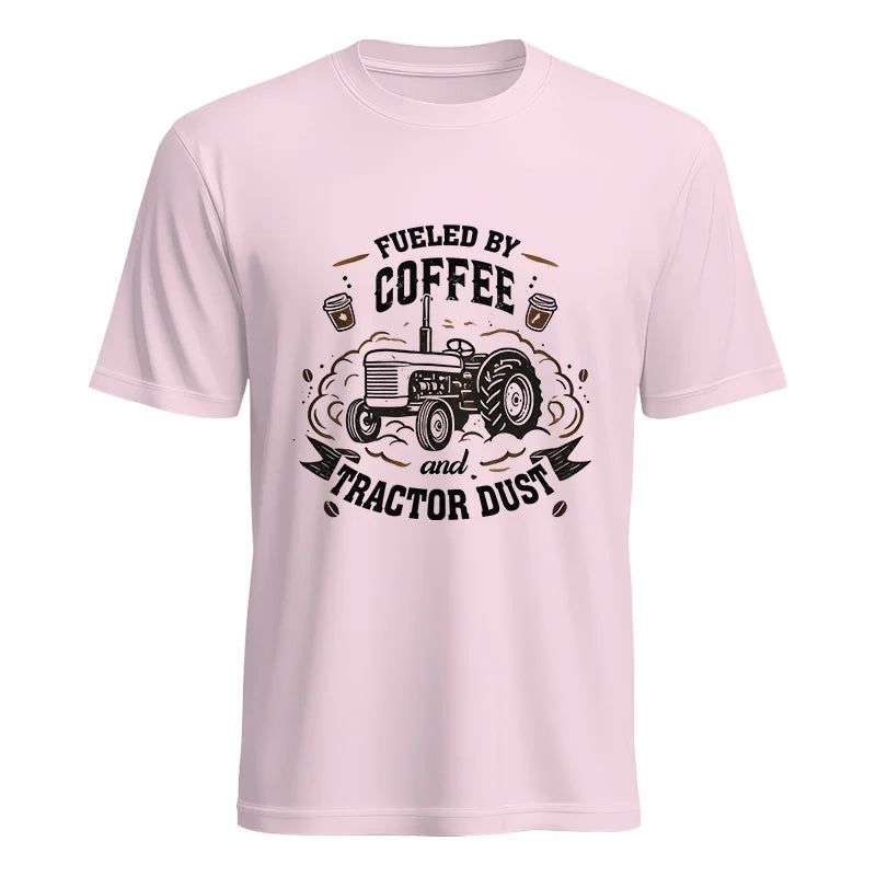 Fueled By Coffee And Tractor Dust - Unisex Heavy Cotton Tee