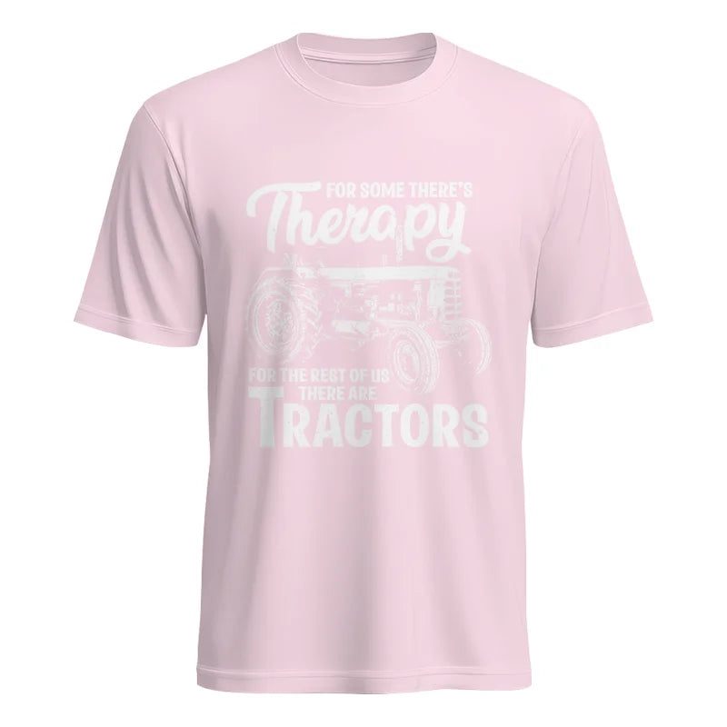 Funny Farmer Therapy Vintage Tractor Lover - Unisex Heavy Cotton Tee