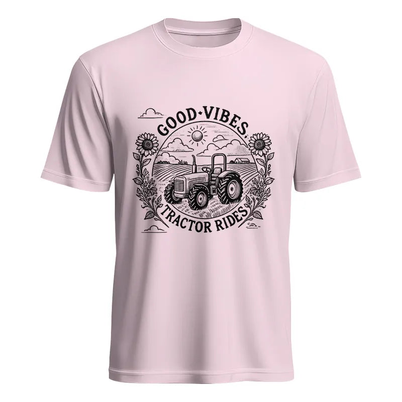 Good Vibes Tractor Rides - Unisex Heavy Cotton Tee