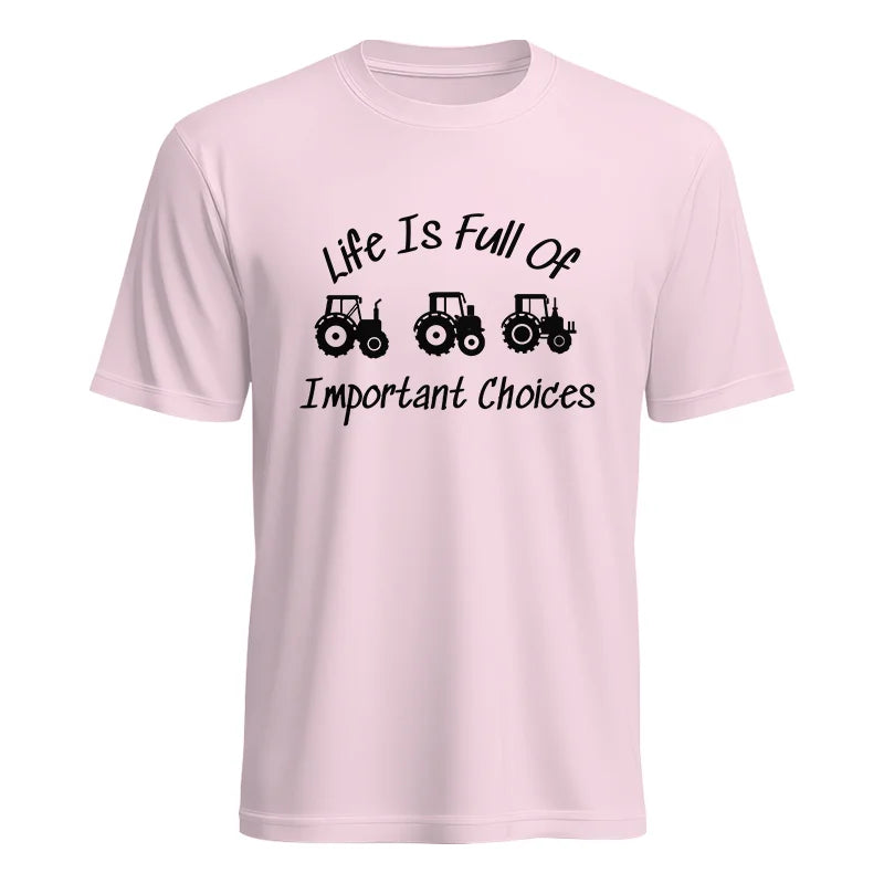 Life Is Full Of Important Choices 15 - Unisex Heavy Cotton Tee