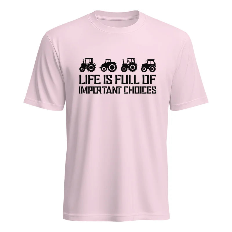 Life Is Full Of Important Choices 20 - Unisex Heavy Cotton Tee