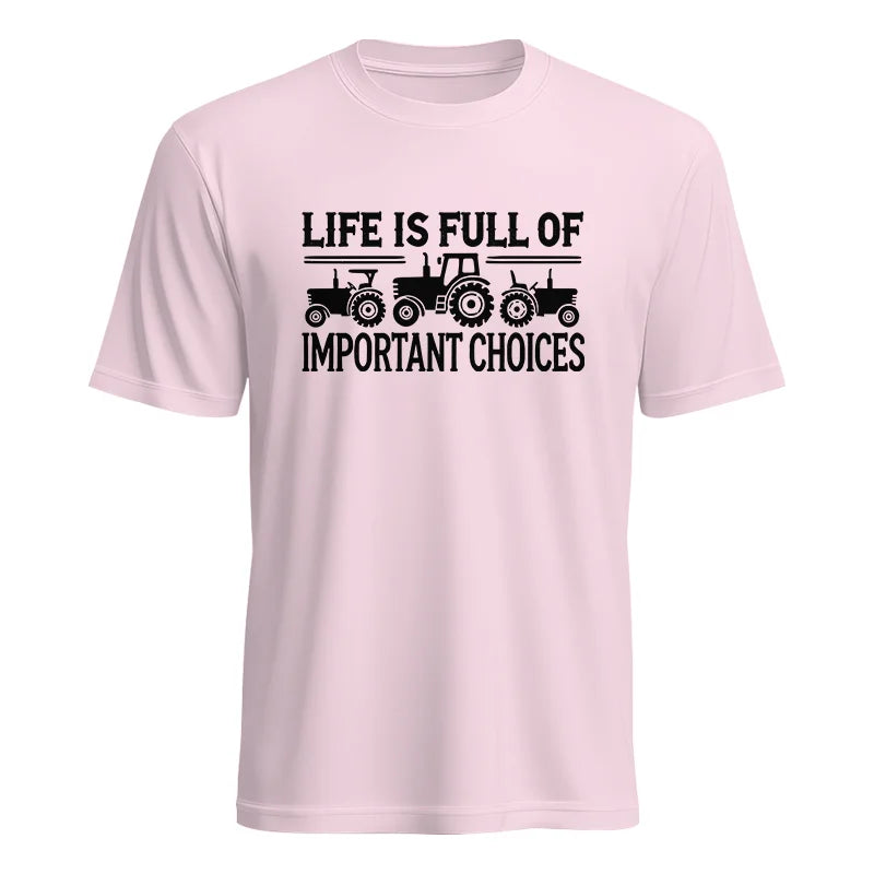 Life Is Full Of Important Choices 24 - Unisex Heavy Cotton Tee