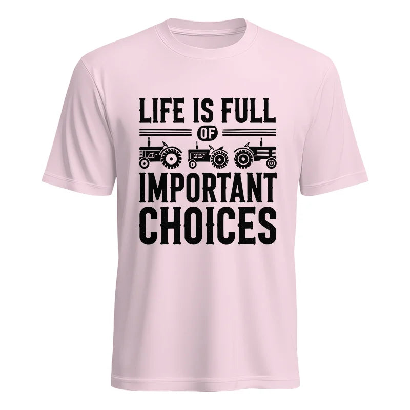 Image of Life Is Full Of Important Choices 26 - Unisex Heavy Cotton Tee