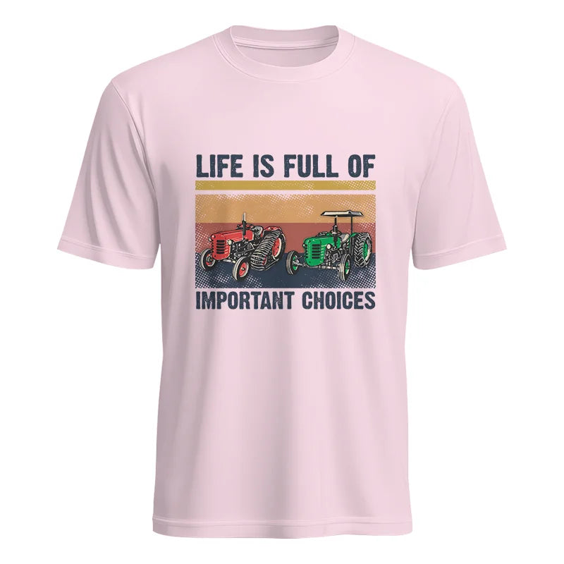 Life Is Full Of Important Choices 37 - Unisex Heavy Cotton Tee