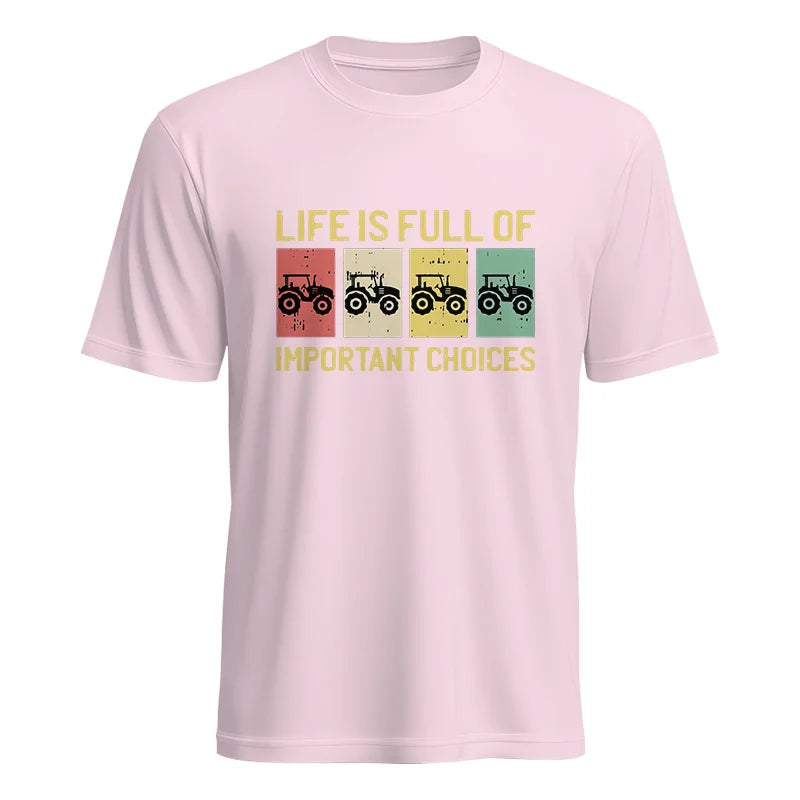 Life Is Full Of Important Choices 4 - Unisex Heavy Cotton Tee