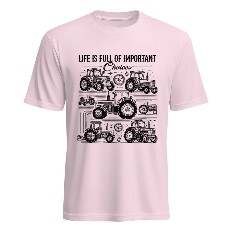 Image of Life Is Full Of Important Choices - Unisex Heavy Cotton Tee