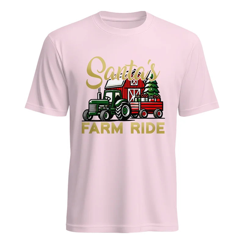 Image of Santa's Farm Ride 2 - Unisex Heavy Cotton Tee