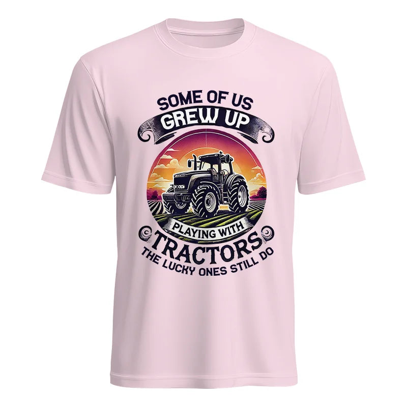 Some Of Us Grew Up Playing With Tractors 4 - Unisex Heavy Cotton Tee