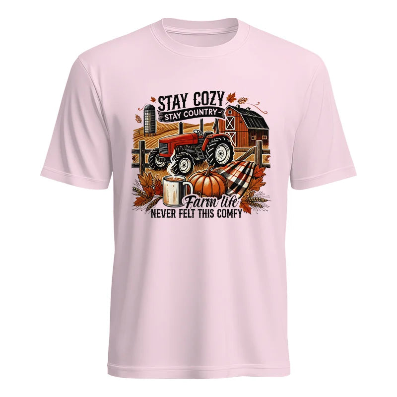 Stay Cozy_Stay Country_Farm Life Never Felt This Comfy - Unisex Heavy Cotton Tee