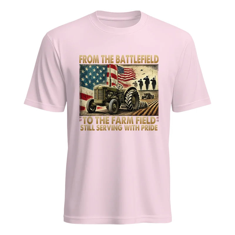 Image of Veteran Farmer From The Battlefield To The Farm Field 1 - Unisex Heavy Cotton Tee