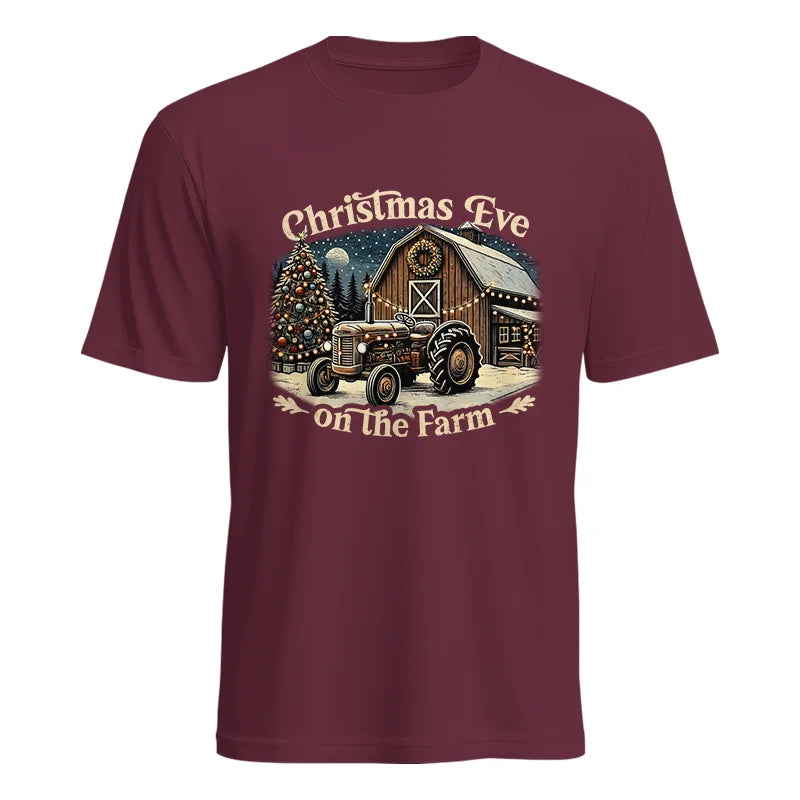 Image of Christmas Eve On The Farm 2 - Unisex Heavy Cotton Tee