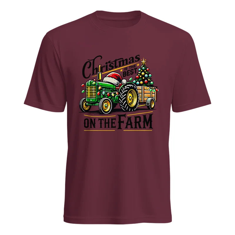 Christmas Is The Best On The Farm 3 - Unisex Heavy Cotton Tee