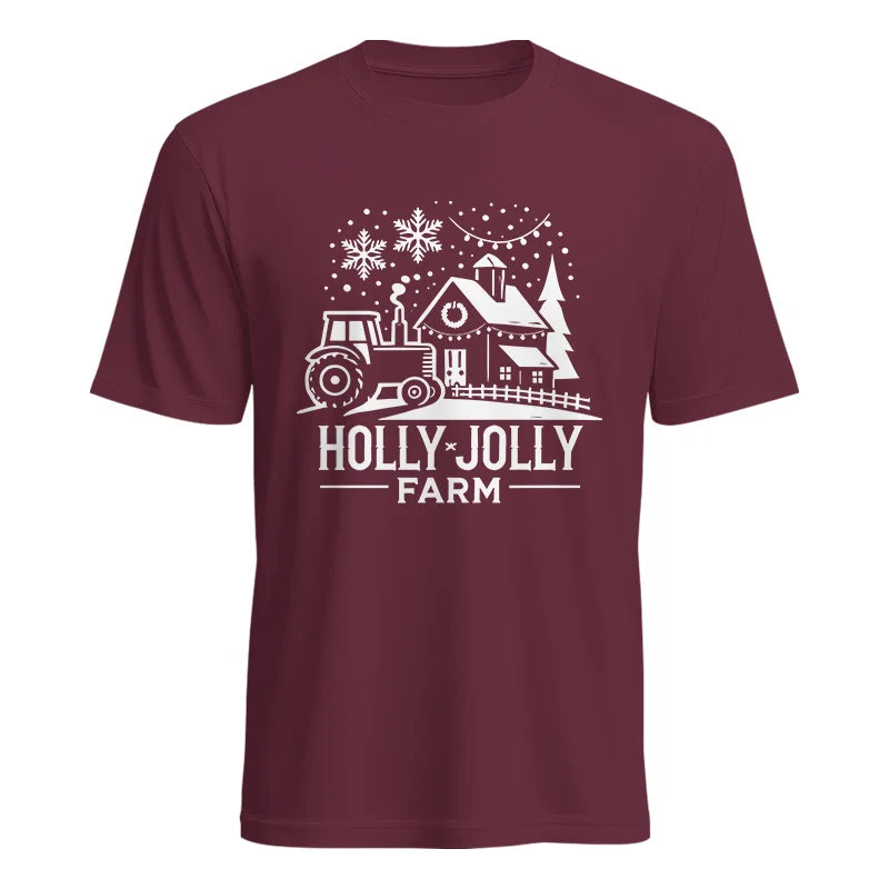 Holly Jolly 3 - Unisex Heavy Cotton Tee