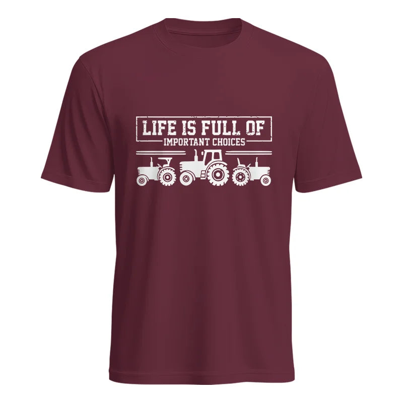 Image of Life Is Full Of Important Choices 31 - Unisex Heavy Cotton Tee