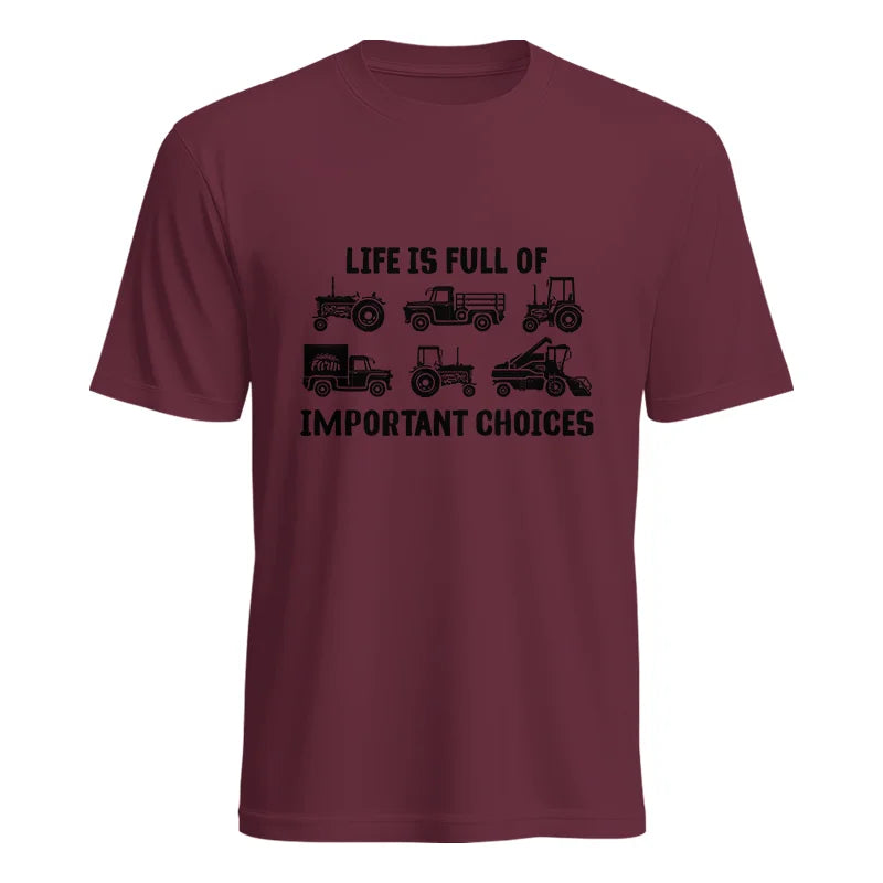 Image of Life Is Full Of Important Choices 34 - Unisex Heavy Cotton Tee