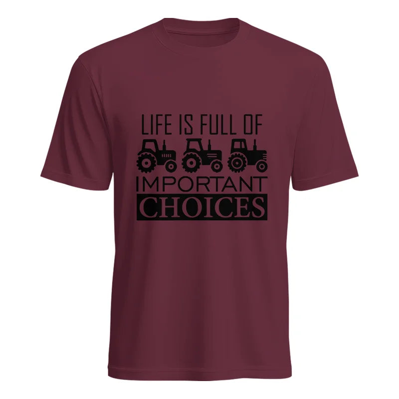 Image of Life Is Full Of Important Choices 35 - Unisex Heavy Cotton Tee